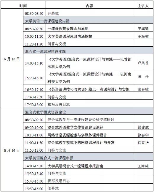 郑州混合式教学日程图片